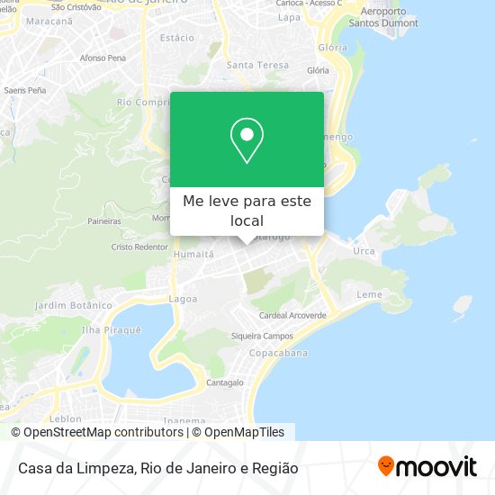 Casa da Limpeza mapa