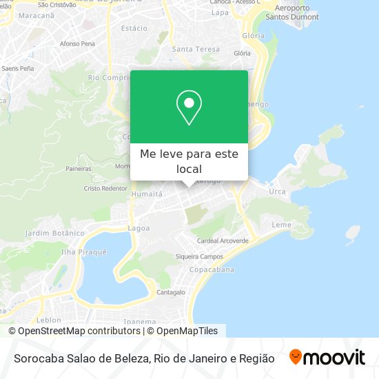 Sorocaba Salao de Beleza mapa