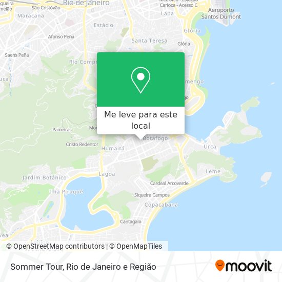 Sommer Tour mapa