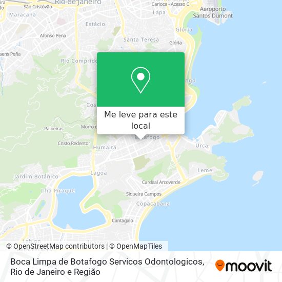 Boca Limpa de Botafogo Servicos Odontologicos mapa