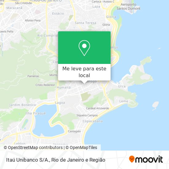 Itaú Unibanco S/A. mapa
