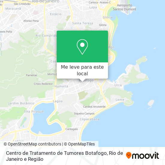 Centro de Tratamento de Tumores Botafogo mapa