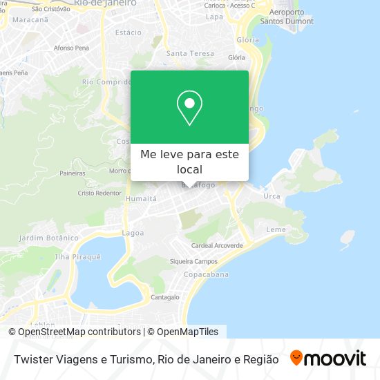 Twister Viagens e Turismo mapa