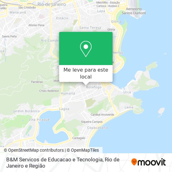 B&M Servicos de Educacao e Tecnologia mapa