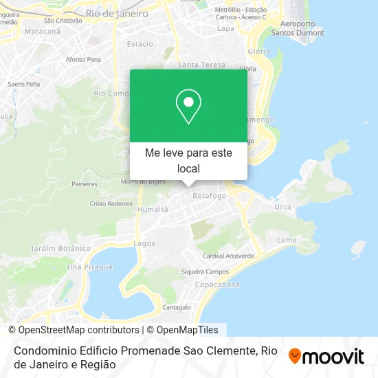 Condominio Edificio Promenade Sao Clemente mapa