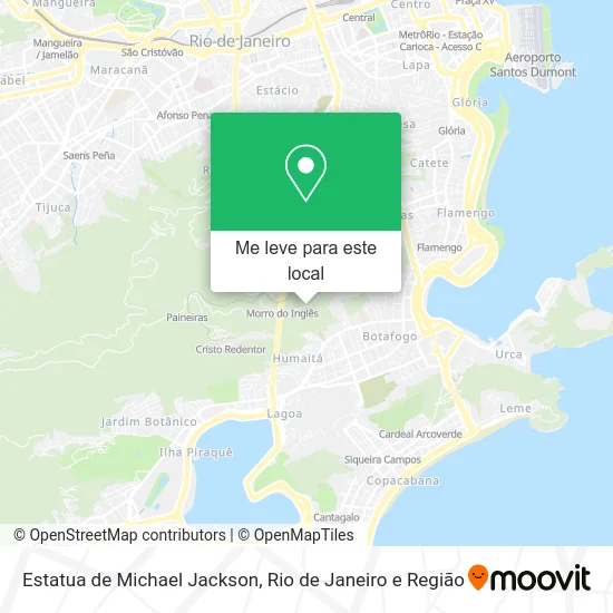 Estatua de Michael Jackson mapa