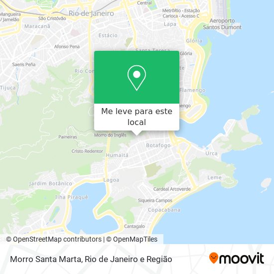 Morro Santa Marta mapa