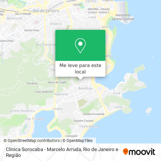 Clínica Sorocaba - Marcelo Arruda mapa