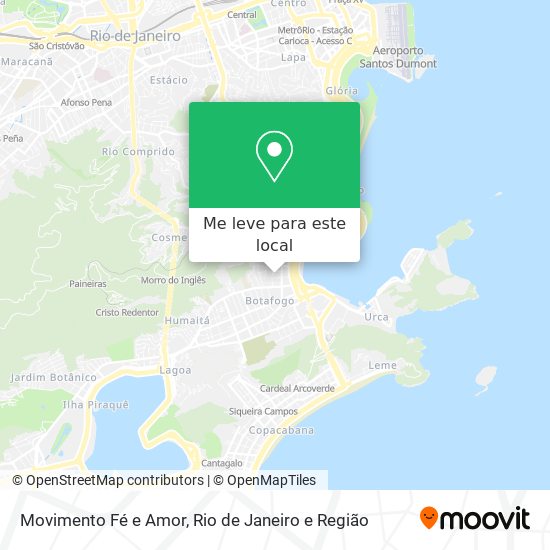 Movimento Fé e Amor mapa