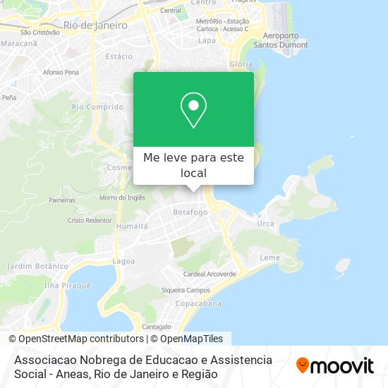 Associacao Nobrega de Educacao e Assistencia Social - Aneas mapa
