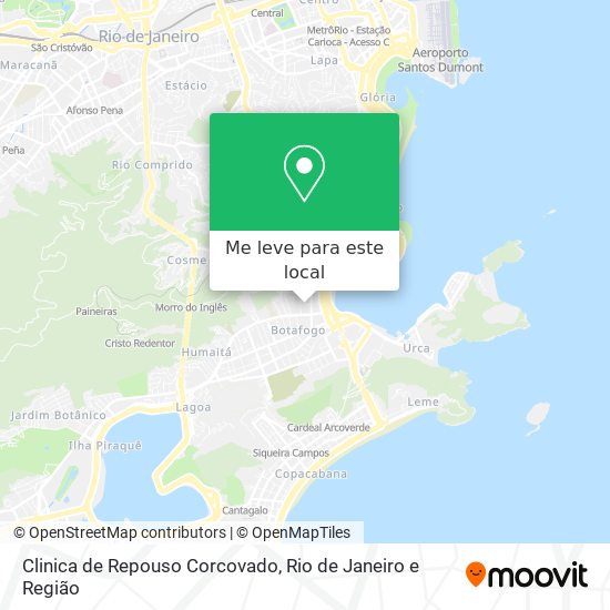 Clinica de Repouso Corcovado mapa