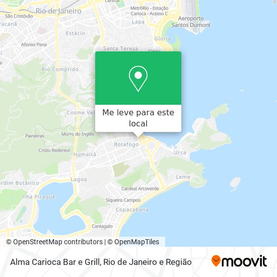 Alma Carioca Bar e Grill mapa