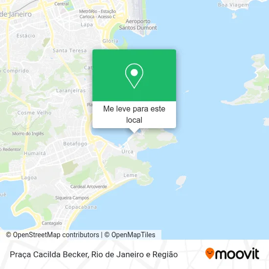 Praça Cacilda Becker mapa