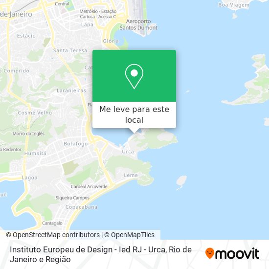 Instituto Europeu de Design - Ied RJ - Urca mapa