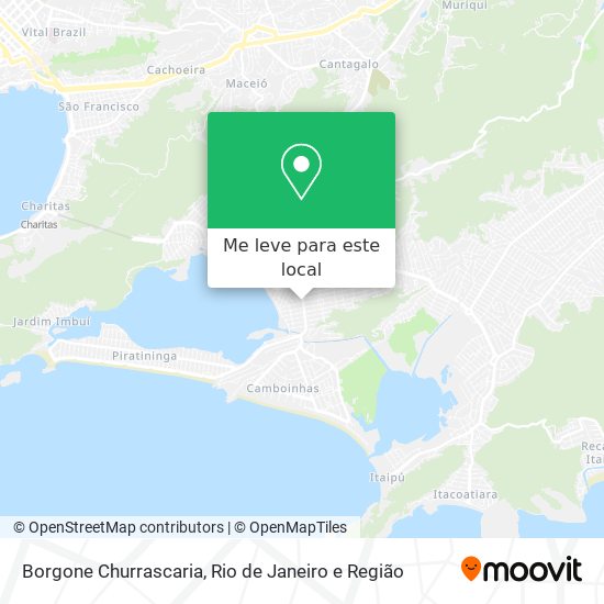 Borgone Churrascaria mapa
