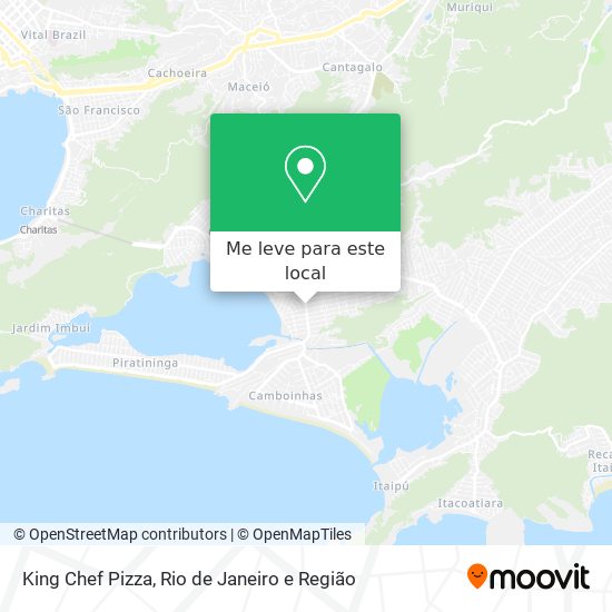 King Chef Pizza mapa
