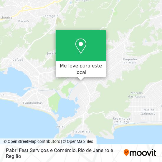 Pabri Fest Serviços e Comércio mapa
