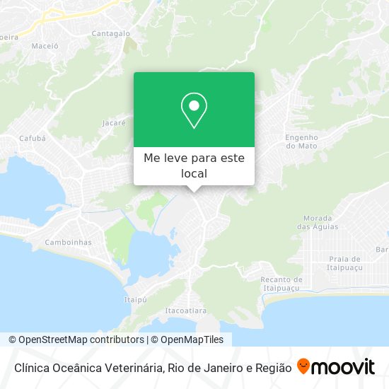 Clínica Oceânica Veterinária mapa