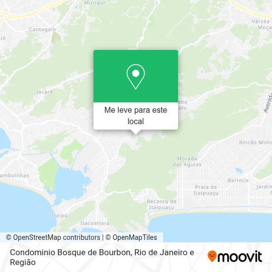 Condominio Bosque de Bourbon mapa