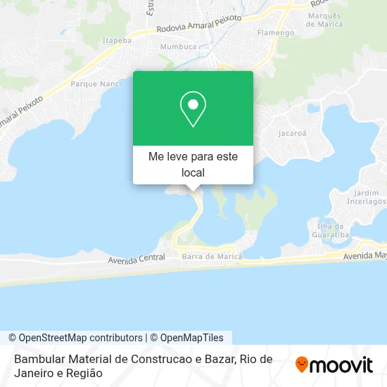 Bambular Material de Construcao e Bazar mapa