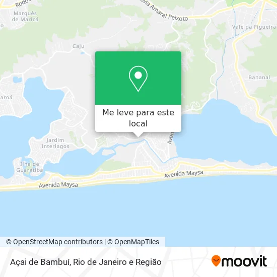 Açai de Bambuí mapa