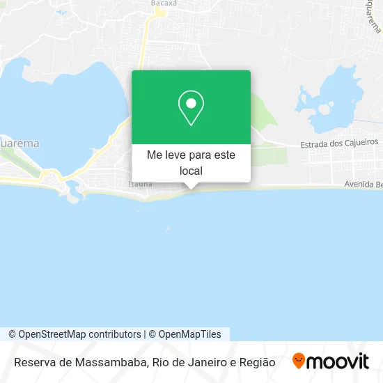 Reserva de Massambaba mapa