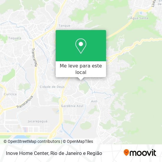 Inove Home Center mapa