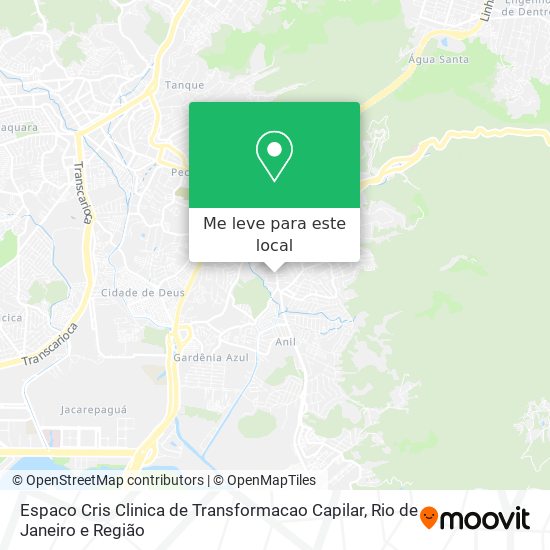 Espaco Cris Clinica de Transformacao Capilar mapa