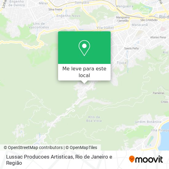 Lussac Producoes Artisticas mapa