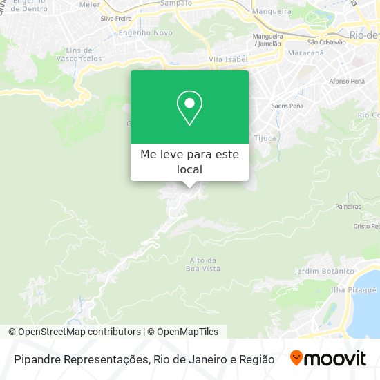 Pipandre Representações mapa