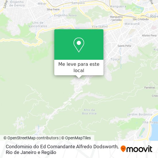 Condominio do Ed Comandante Alfredo Dodsworth mapa