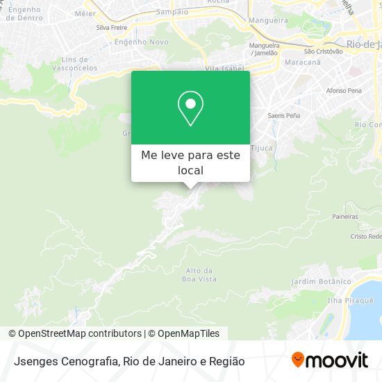 Jsenges Cenografia mapa