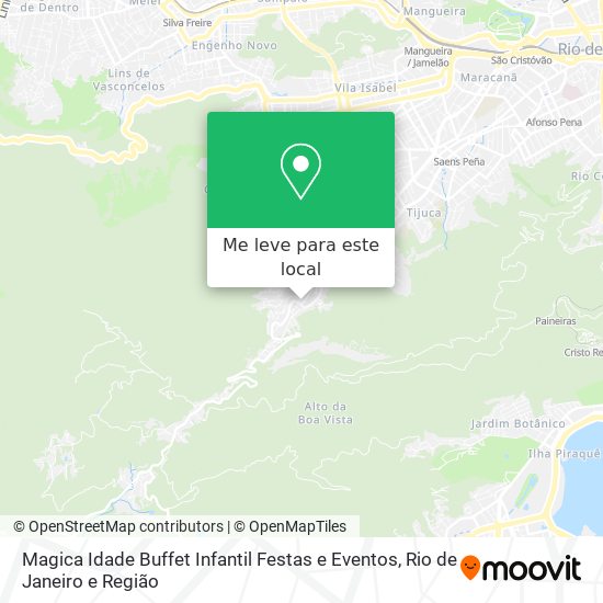 Magica Idade Buffet Infantil Festas e Eventos mapa