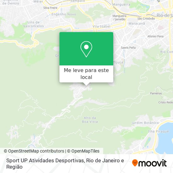 Sport UP Atividades Desportivas mapa