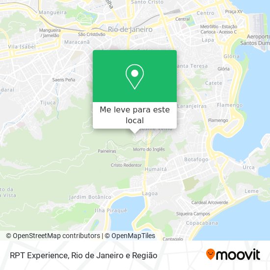 RPT Experience mapa