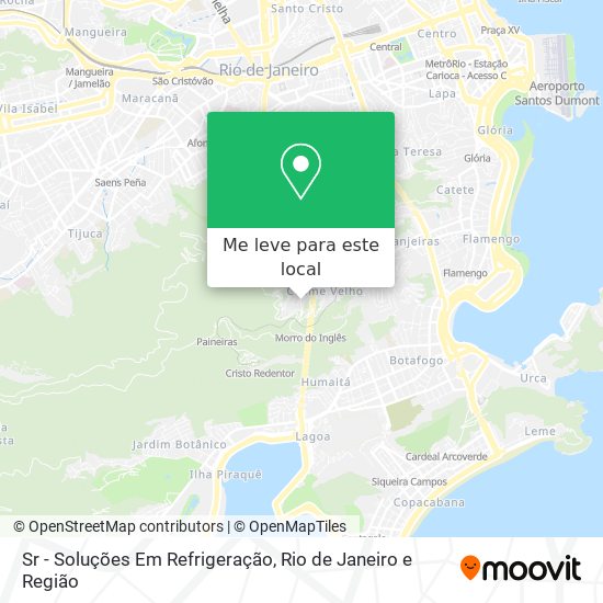 Sr - Soluções Em Refrigeração mapa