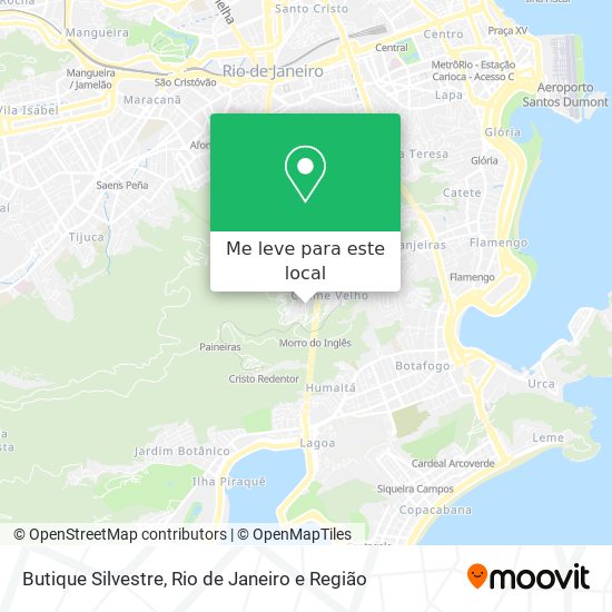 Butique Silvestre mapa