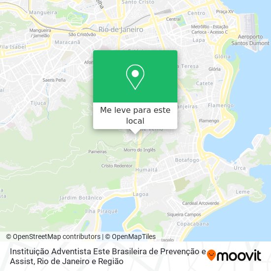 Instituição Adventista Este Brasileira de Prevenção e Assist mapa