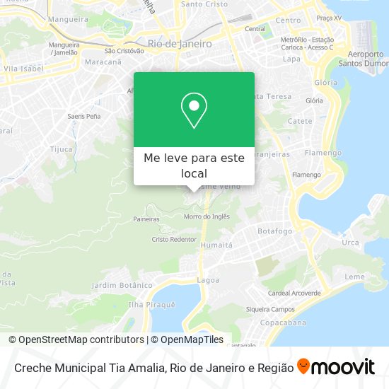 Creche Municipal Tia Amalia mapa