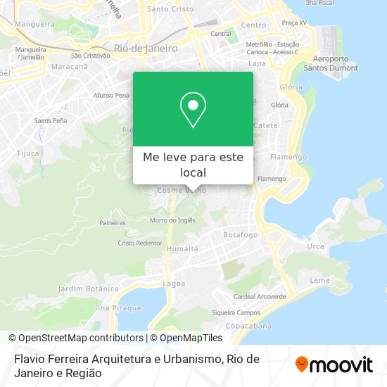 Flavio Ferreira Arquitetura e Urbanismo mapa