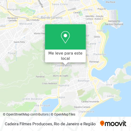 Cadeira Filmes Producoes mapa