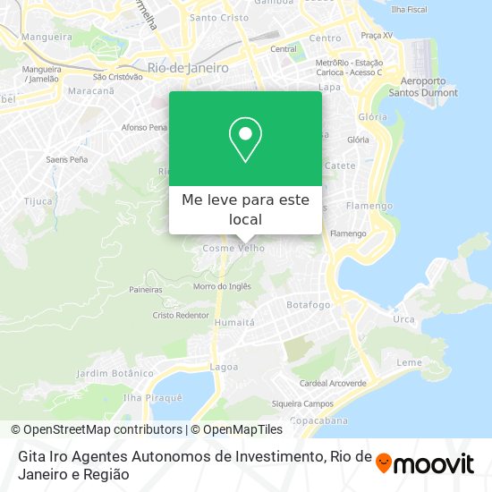 Gita Iro Agentes Autonomos de Investimento mapa