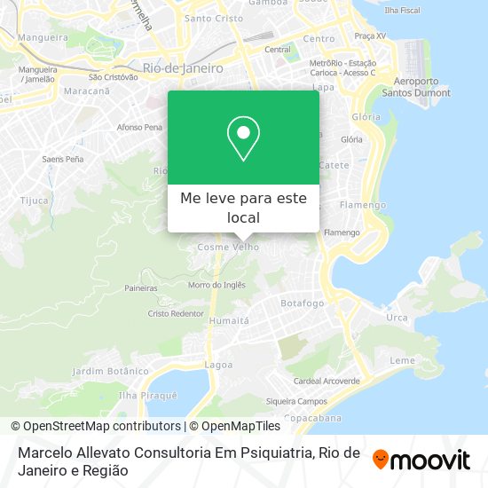 Marcelo Allevato Consultoria Em Psiquiatria mapa