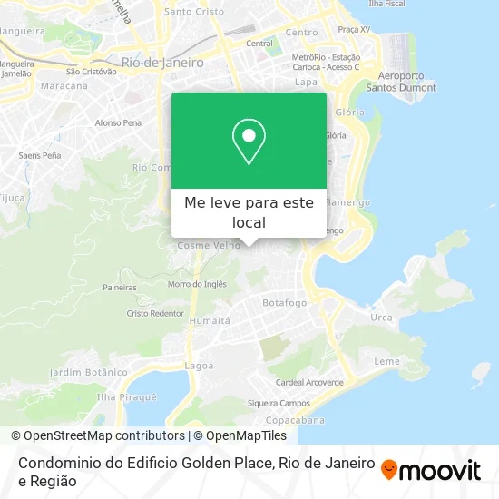 Condominio do Edificio Golden Place mapa