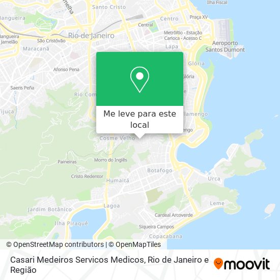 Casari Medeiros Servicos Medicos mapa