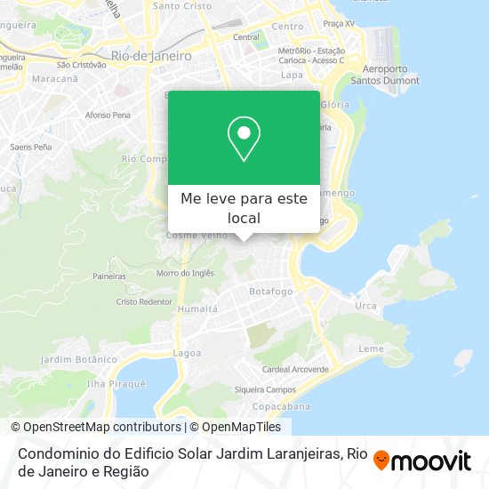 Condominio do Edificio Solar Jardim Laranjeiras mapa