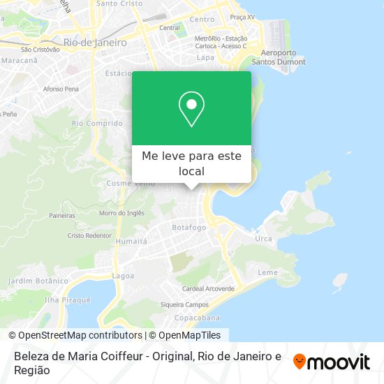 Beleza de Maria Coiffeur - Original mapa
