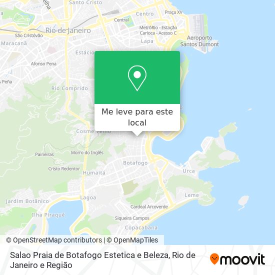 Salao Praia de Botafogo Estetica e Beleza mapa