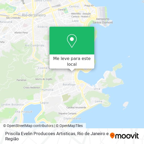 Priscila Evelin Producoes Artisticas mapa