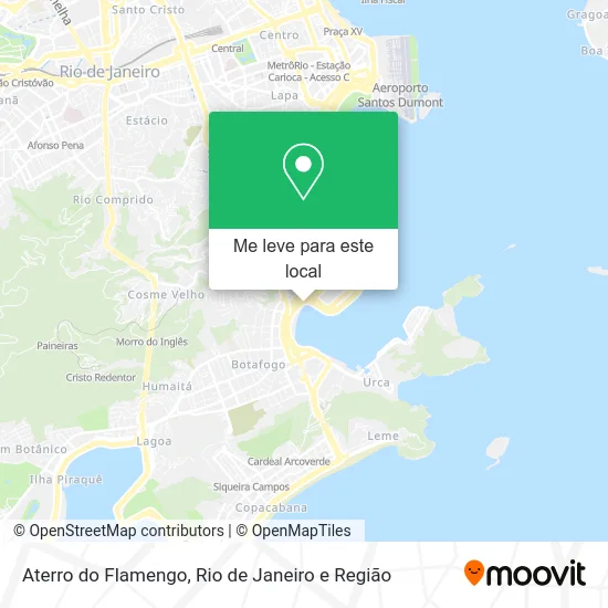 Aterro do Flamengo mapa